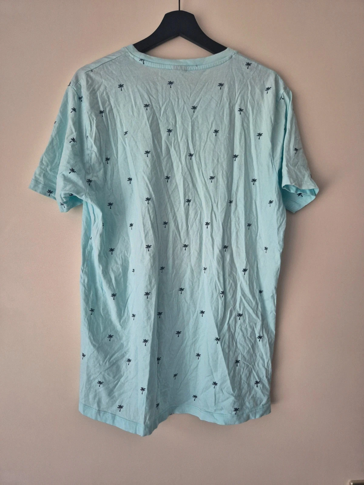 New Yorker T-shirt lichtblauw met palmprint – maat XL – photo 3